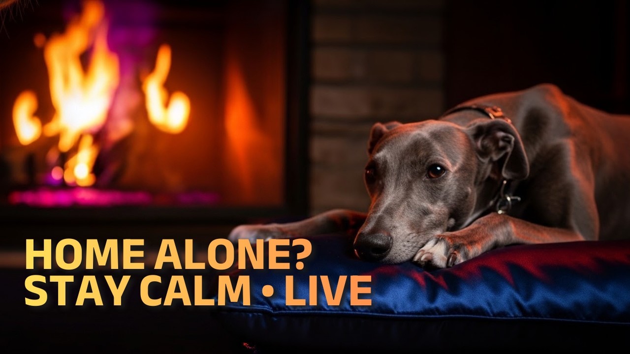 Music for Dogs Home Alone | Deep Sleep & Separation Anxiety Relief LIVE (12 Hours)