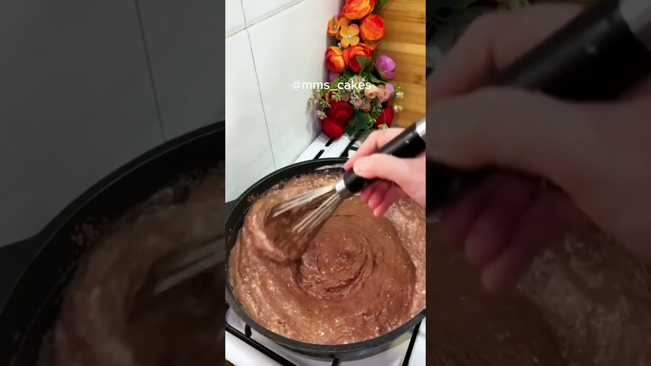 Uzbek food Tovada shokoladli pirog tayyorlaymiz 
