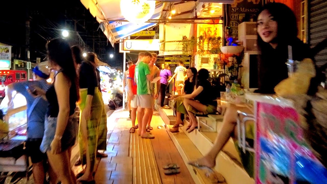 【2026年2月プーケット マッサージストリート】Phuket Walking Street Massage Bar nightlife バービア カラオケ ゴーゴーバー クラブ パトンビーチ