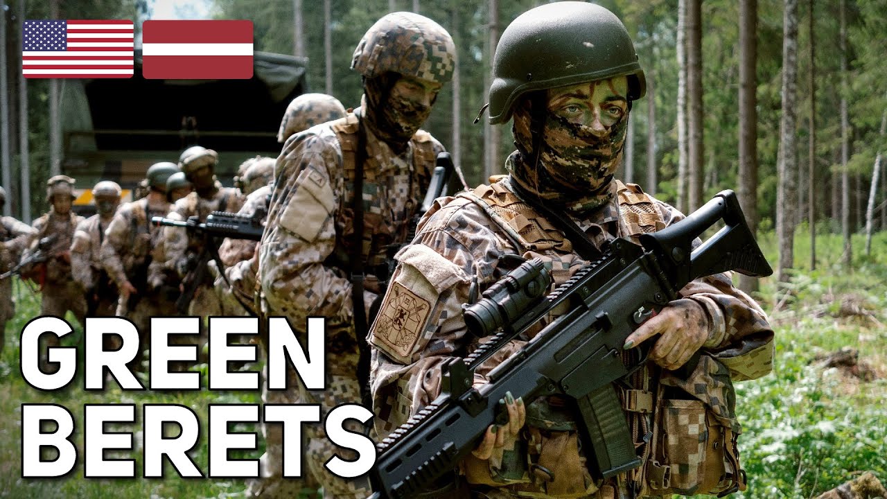 Green Berets | U.S. Special Forces Train Latvian Soldiers in Small Unit Strategy