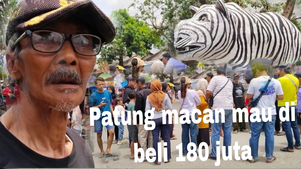 Wong Bali-Malaysia-kalimantan Hadir di patung Macan viral kediri/Bahkan patung mau di beli 180 juta