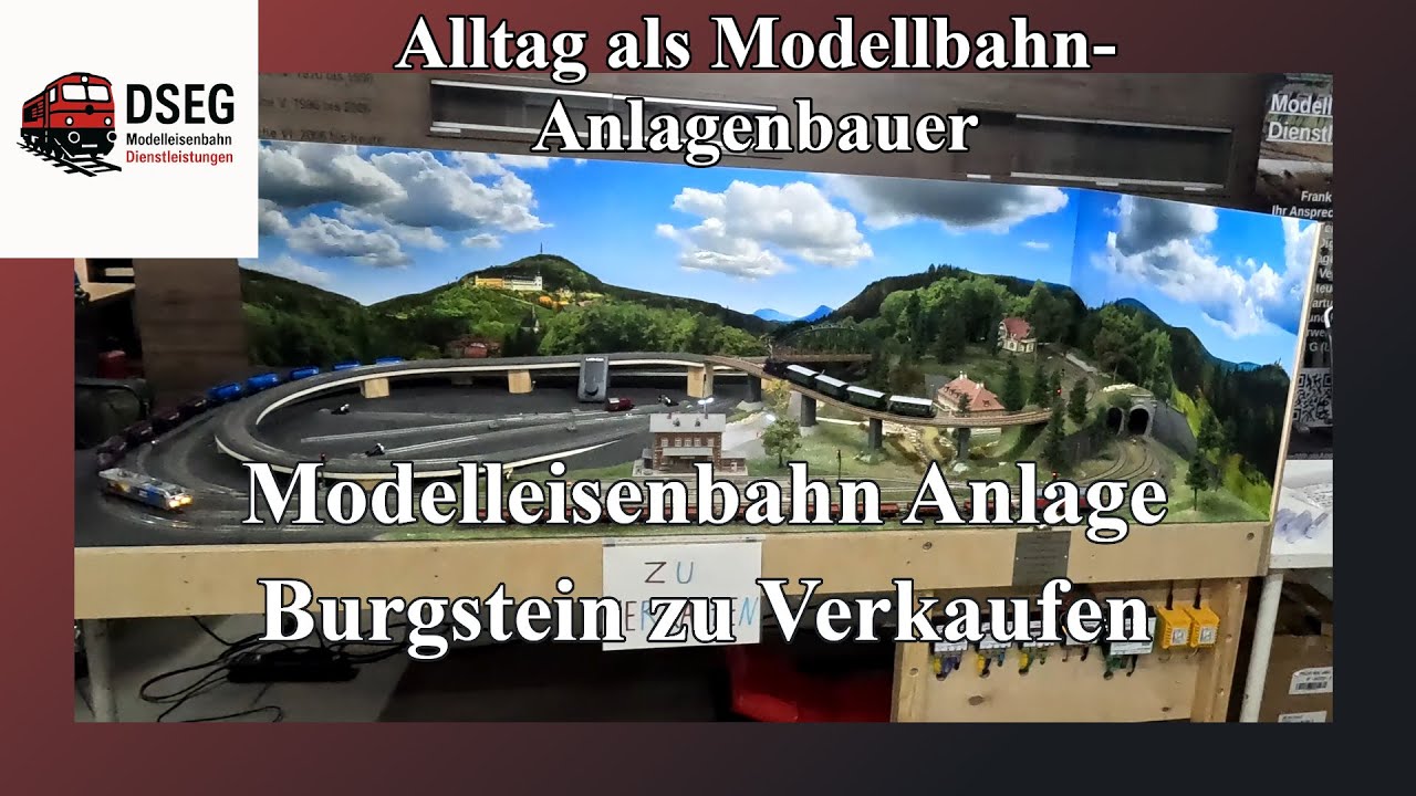 Einzelstück Modelleisenbahn Burgstein vom MMC Sommerfest – Anlage zu verkaufen