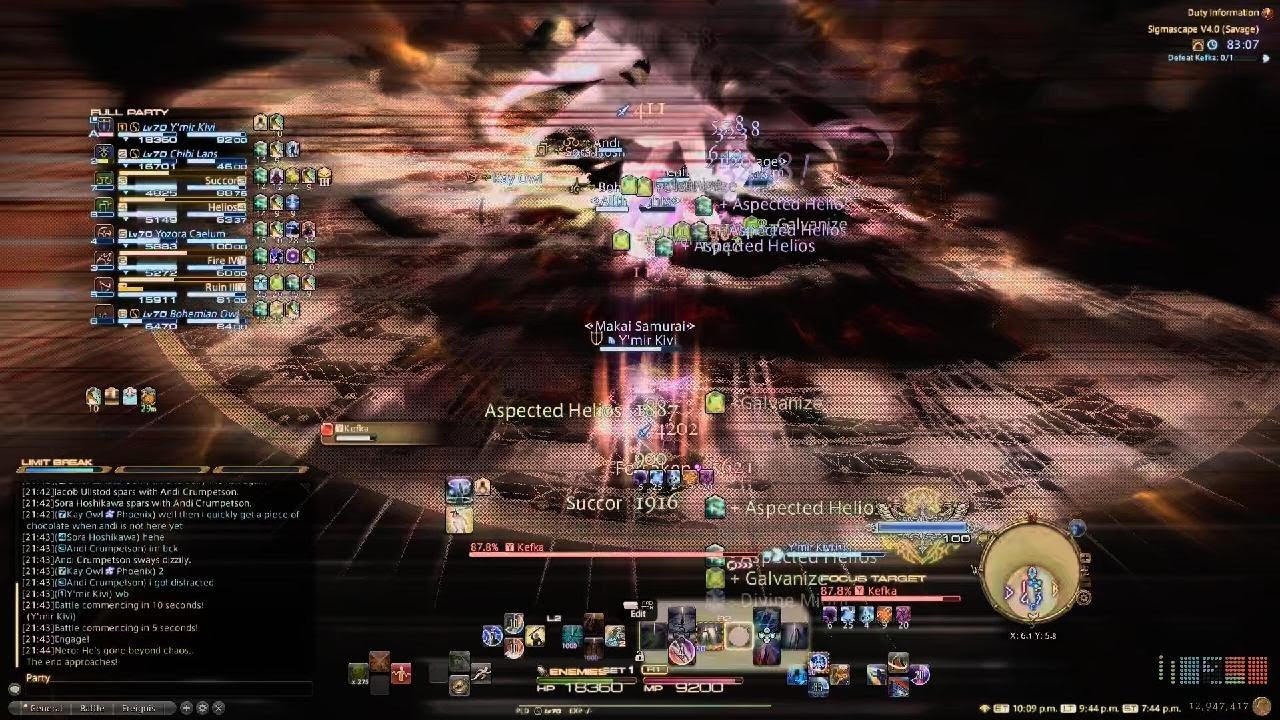 FFXIV O8S P2 God Kefka - MINEs