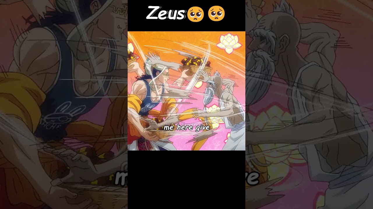 Buddha didn't share his chocolate with Zeus👀😭|Record of Ragnarok| #anime #animemoments