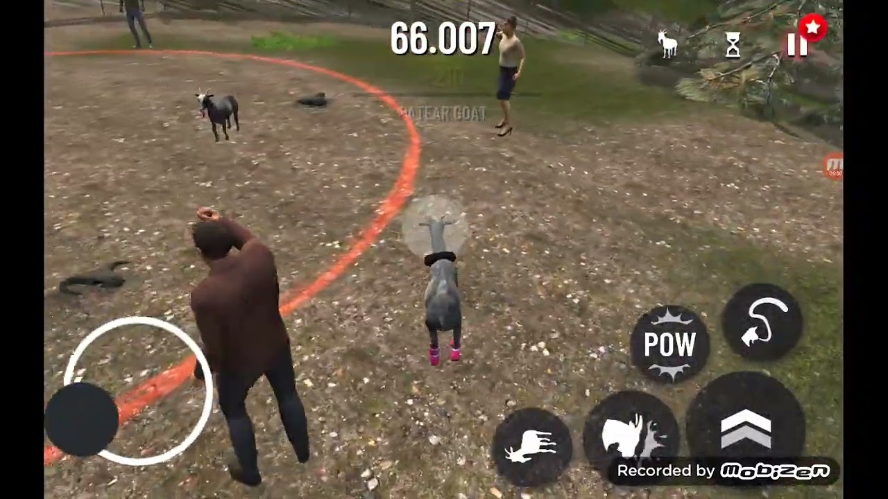 la cabra loca 🐐😱.     de un juego 😱
