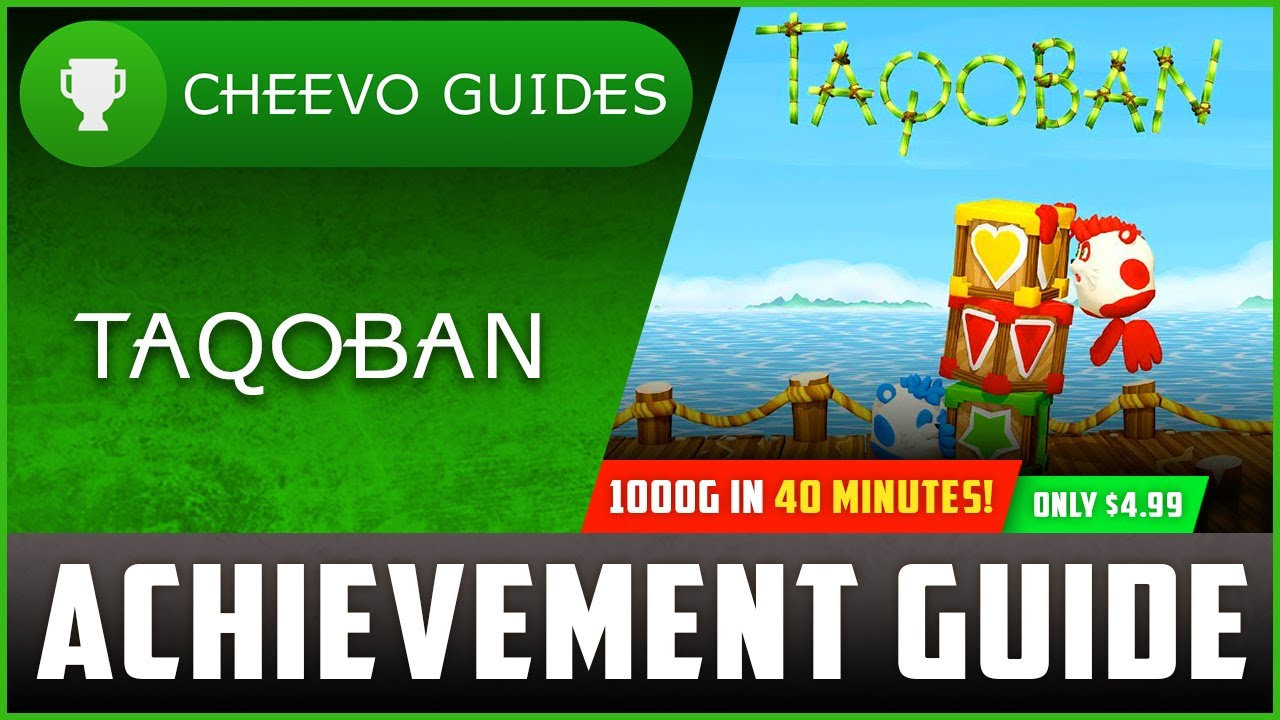 Taqoban - Achievement / Trophy Guide (Xbox/PS4) **1000G IN 40 MINUTES**