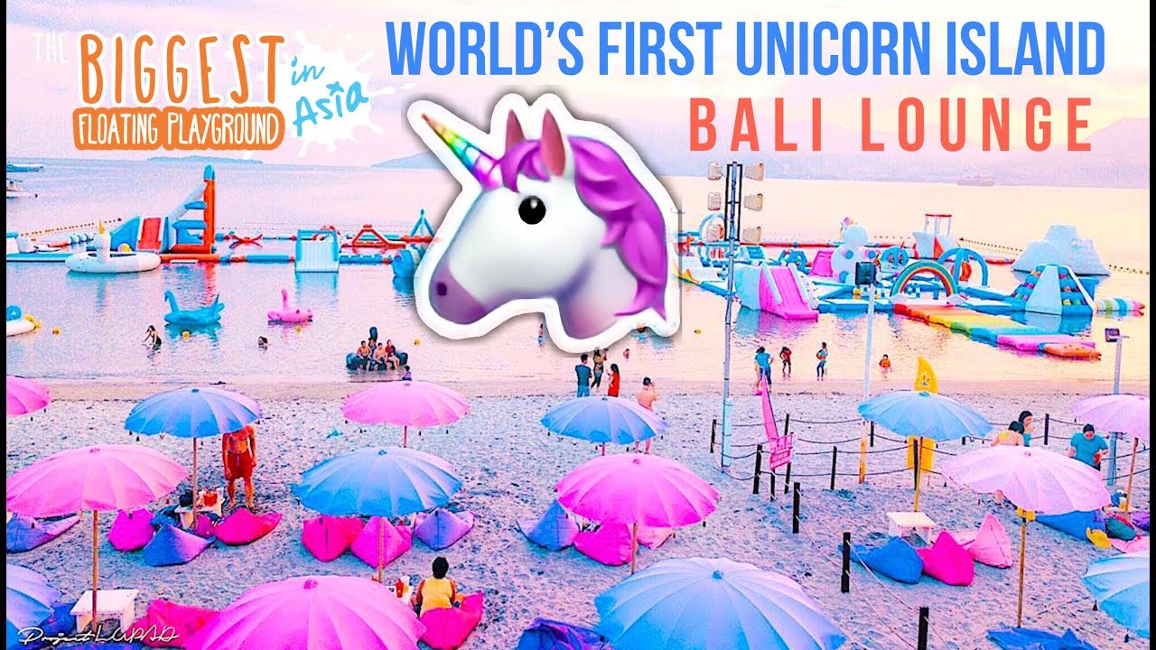 Unicorn Island in the Philippines at Asia's Biggest Floating Playground - Inflatable Island Subic 4K