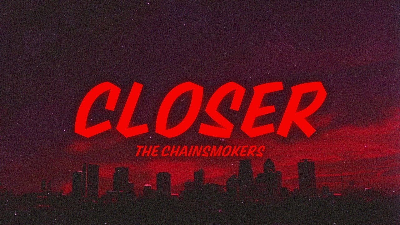 The Chainsmokers & Halsey - Closer (sped up + lyrics)