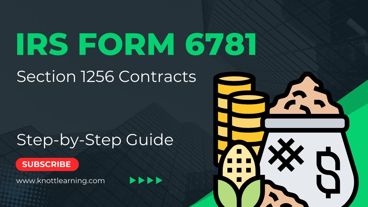 How to Complete IRS Form 6781 - Simple Example