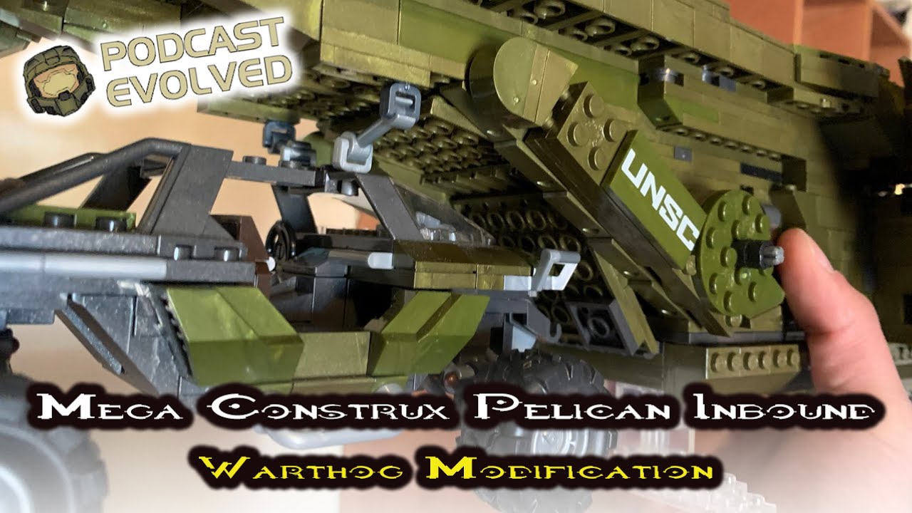 Mega Construx Pelican Inbound | Warthog Modification | Mega Construx Halo Infinite
