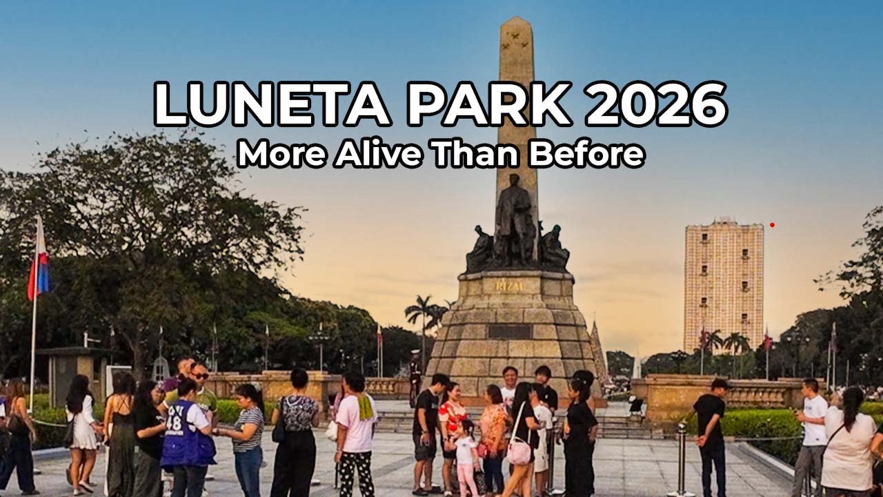 Luneta Park 4K Walk | Crowded Scenes & Major Improvements Tour