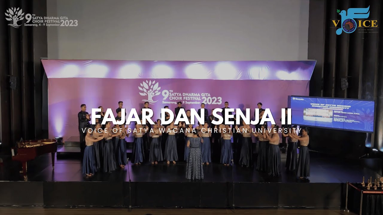 FAJAR DAN SENJA II (Arr. Ken Steven) - Voice Of SWCU || 9th SDGCF 2023