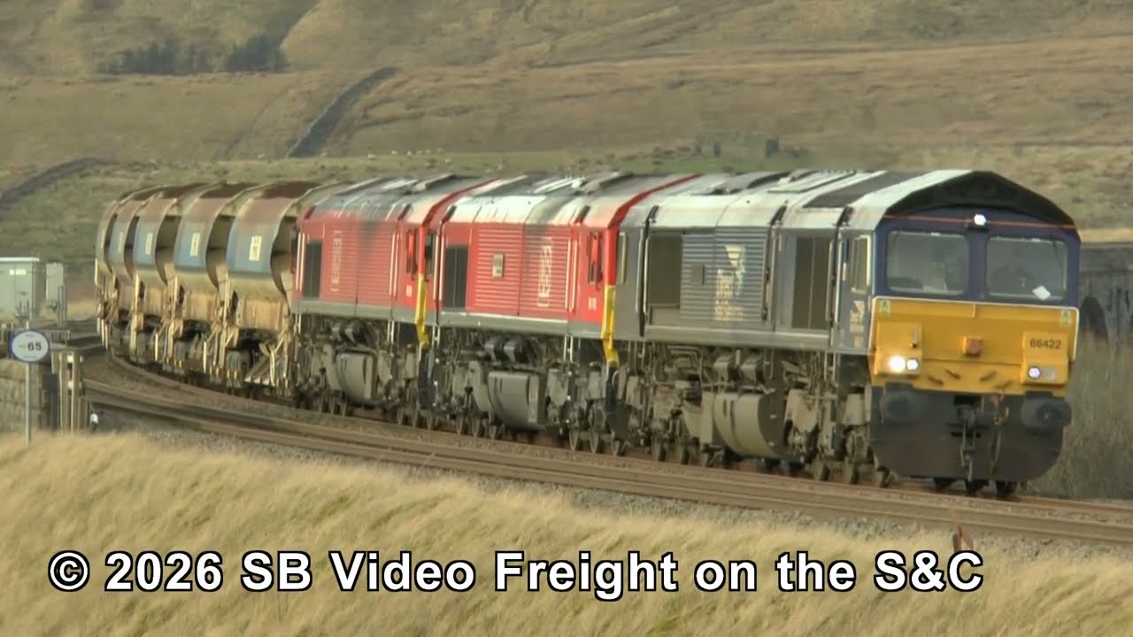 Bonanza last day, Diverted Freight, Triple Headers + 37 47 57 68' at Ribblehead 14 01 2026