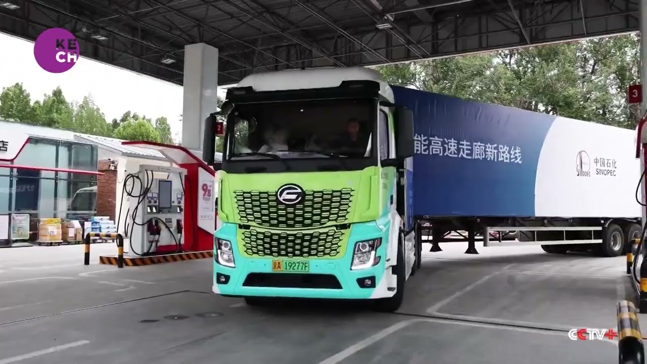 China Accelerates Green Transition with Hydrogen-Powered Trucks