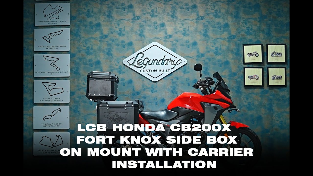 Honda CB200X | Fort Knox Side Box Installation Guide | Step-by-Step Tutorial