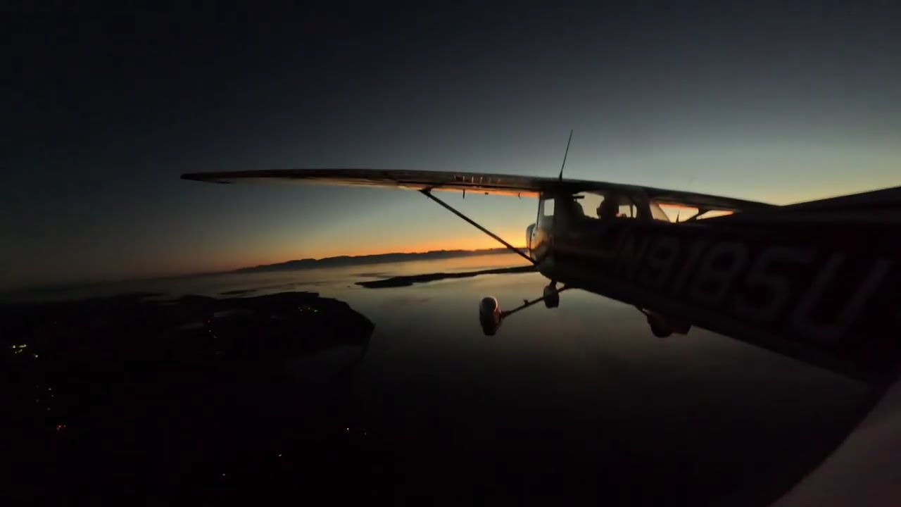 Friday Harbor and back to Everett in my Cessna 150