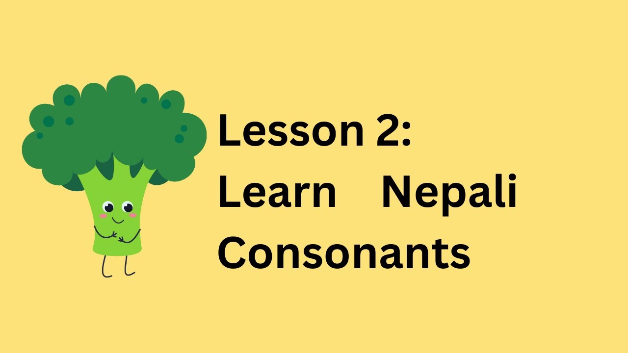 Learn Nepali: Consonants