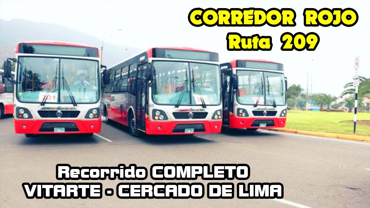 CORREDOR ROJO 209 | CERES VITARTE - JAVIER PRADO → AV UNIVERSITARIA LIMA [UNMSM] Enero 2024