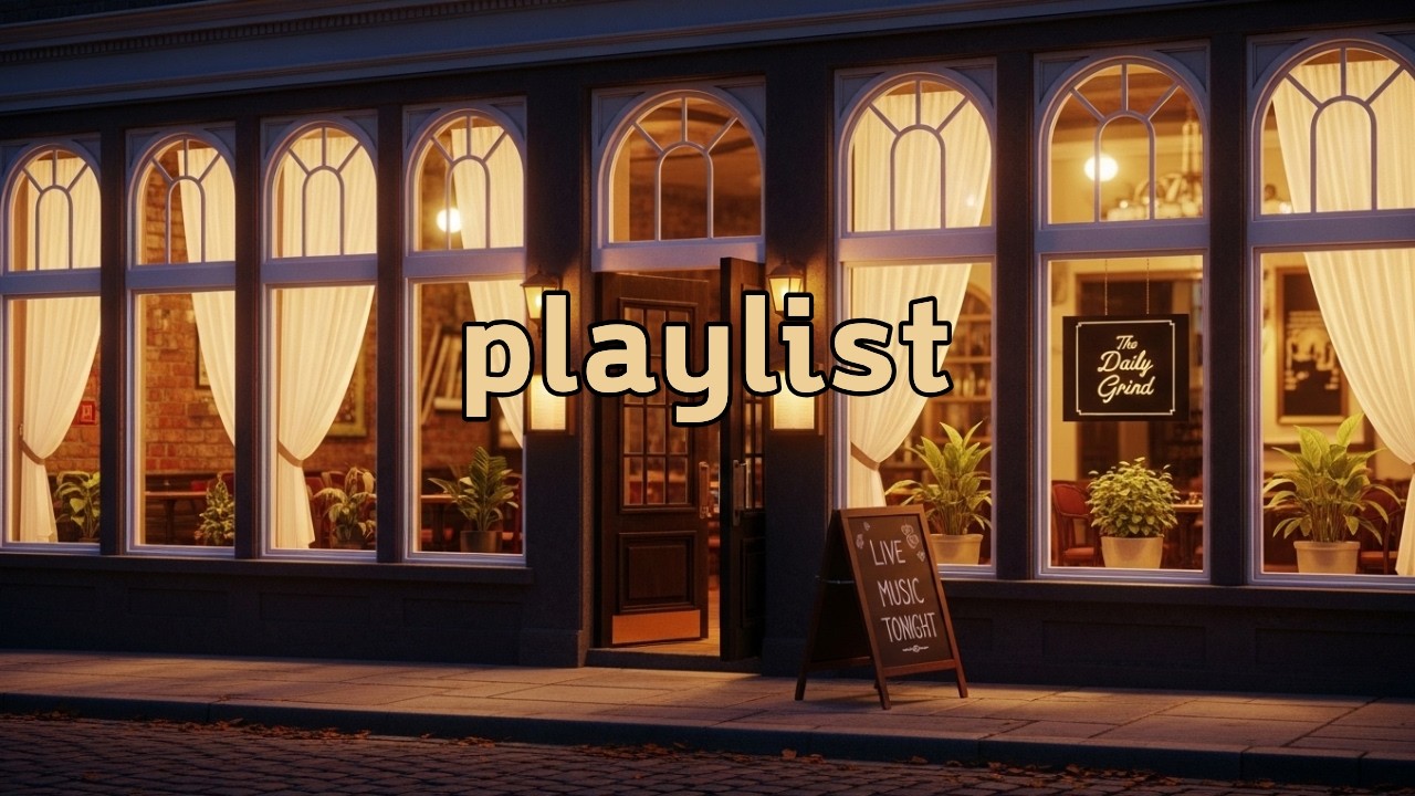 Rainy Neon Cafe Playlist ☕🌧️ | Indie Pop Night Drive & Cozy Rain Cafe Music