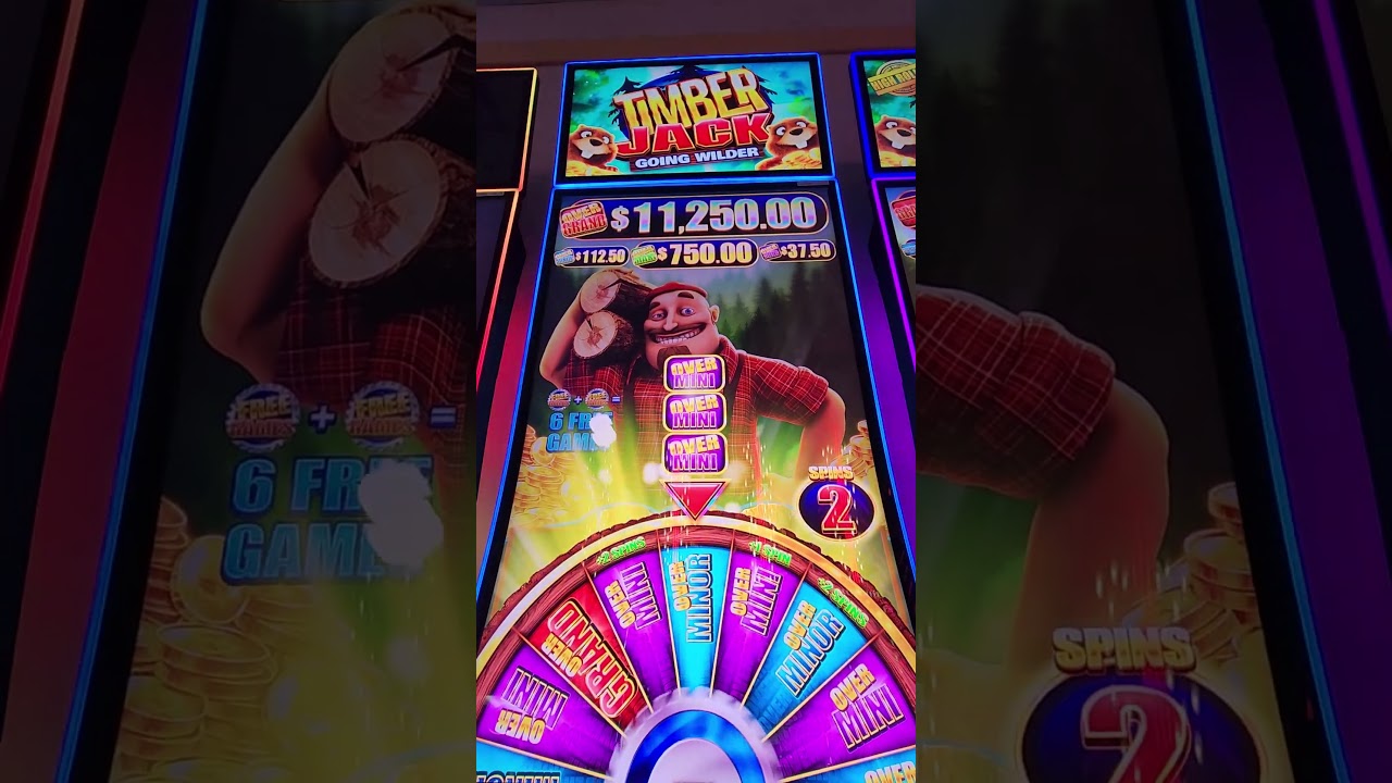 Timber Jack going wilder max bet.  Jackpot Wheel
