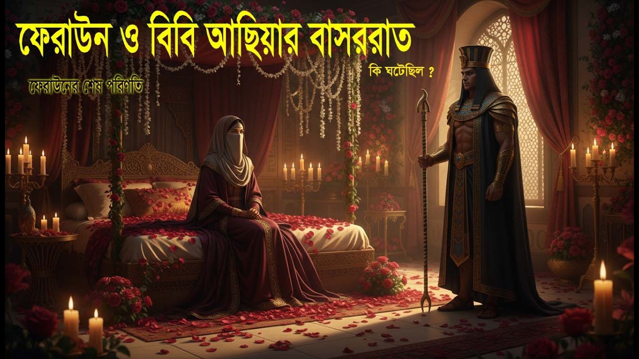 ফেরাউন ও বিবি আছিয়ার বাসরঘরে কি ঘটেছিল? ফেরাউনের করুণ পরিণতি। ইসলামিক কাহিনী। Motivational Speaker