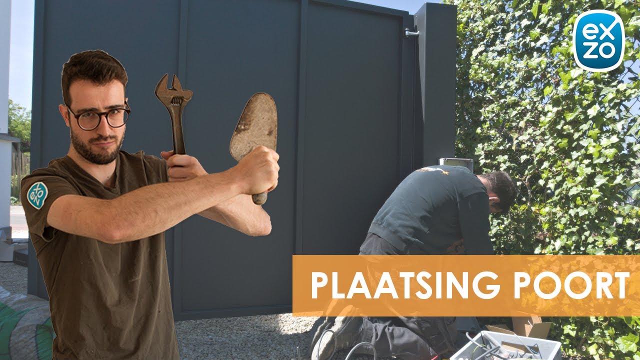 Een automatische poort plaatsen: stap voor stap