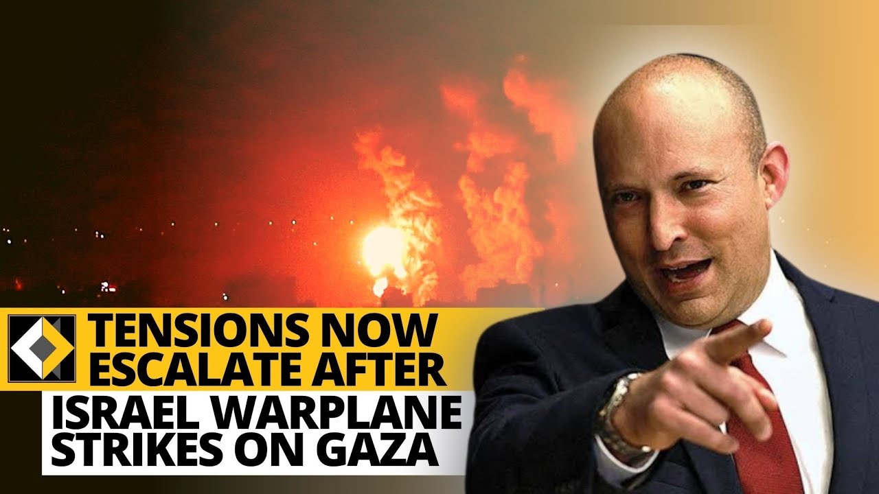 Israeli Warplane airstrikes Gaza After Rocket Attacks From Militanta