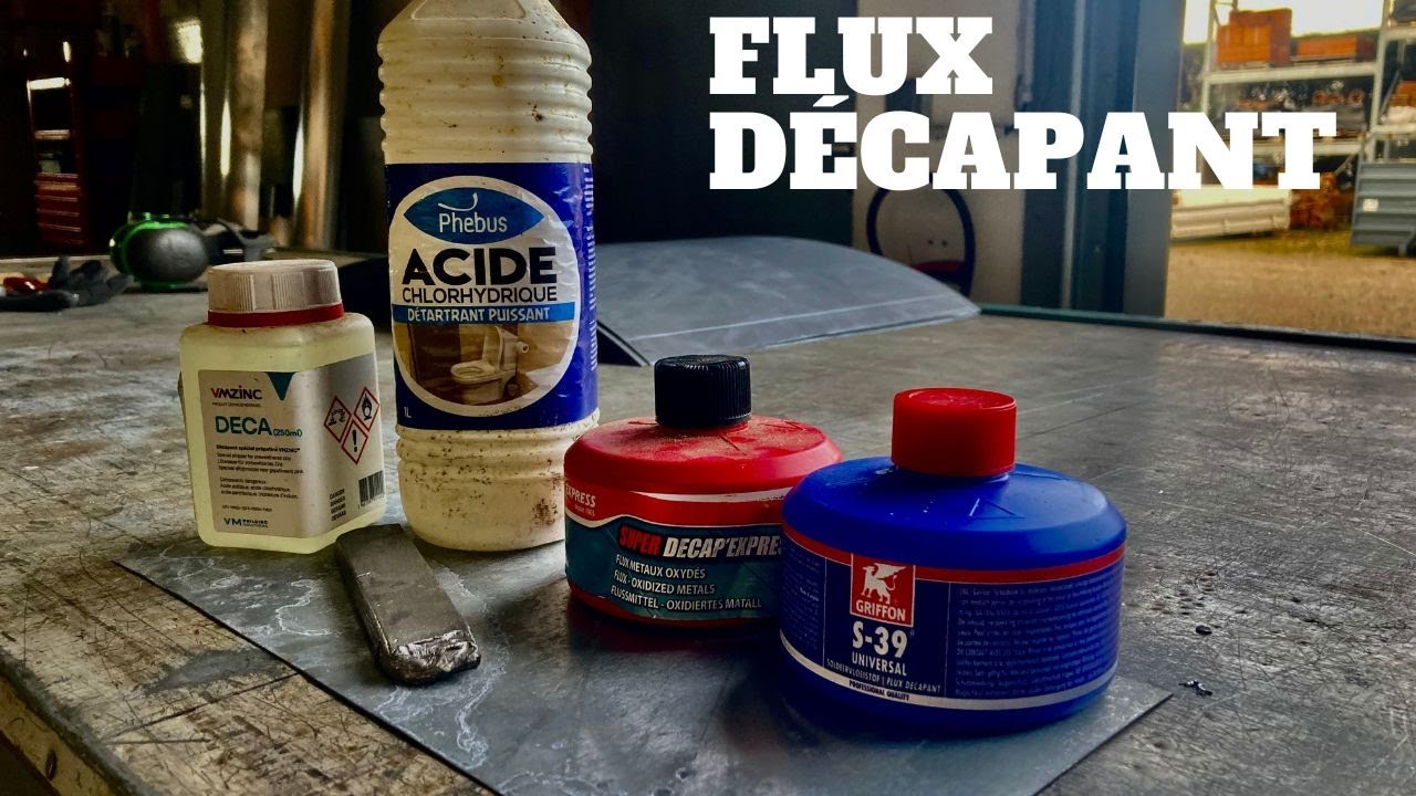 Quel flux décapant pour le ZINC ? Défi 29/52