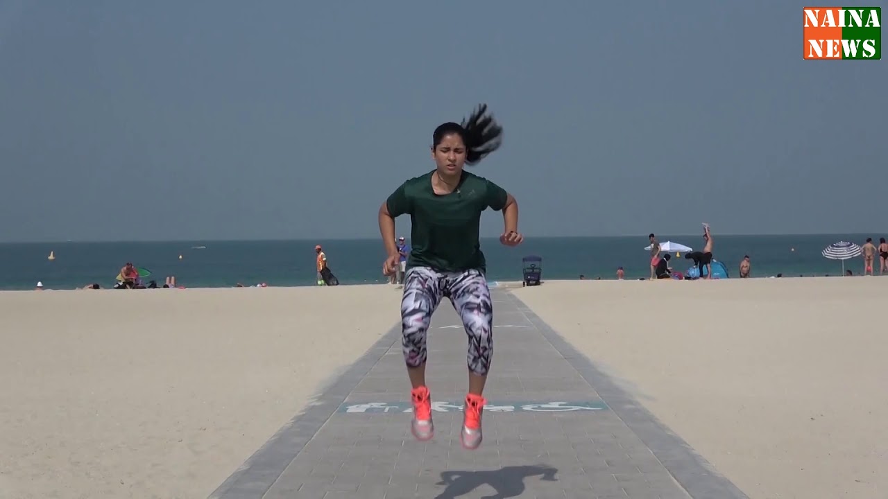 Naina Jaiswal Doing Fitness | Dubai | #FitnessFreak
