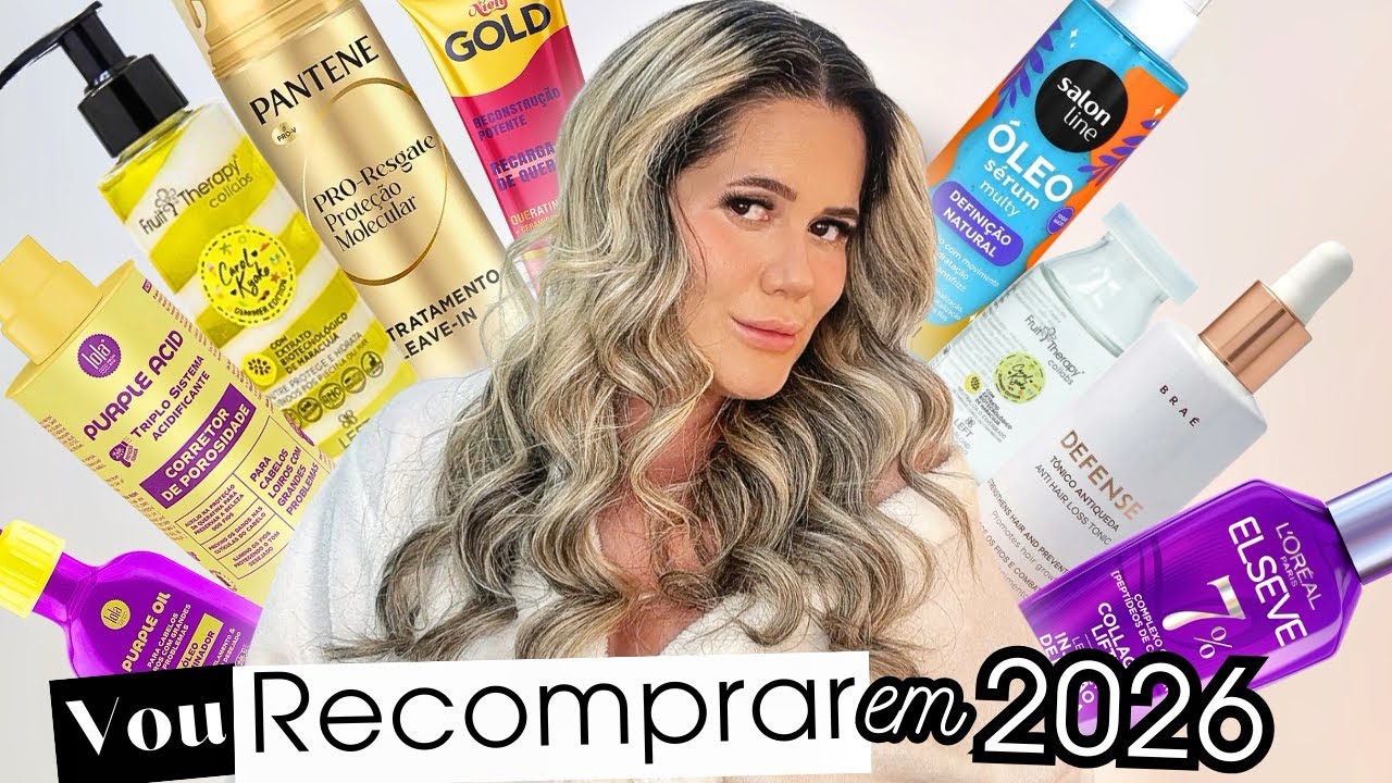 Os Melhores de 2025 para Recomprar em 2026 | Top Cabelos ⭐️
