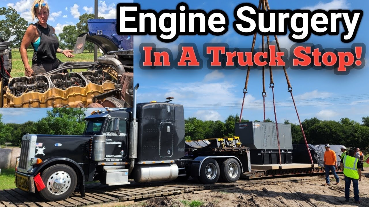 First Load Under My New Authority.   Engine Surgery For Crystal's Blue Peterbilt