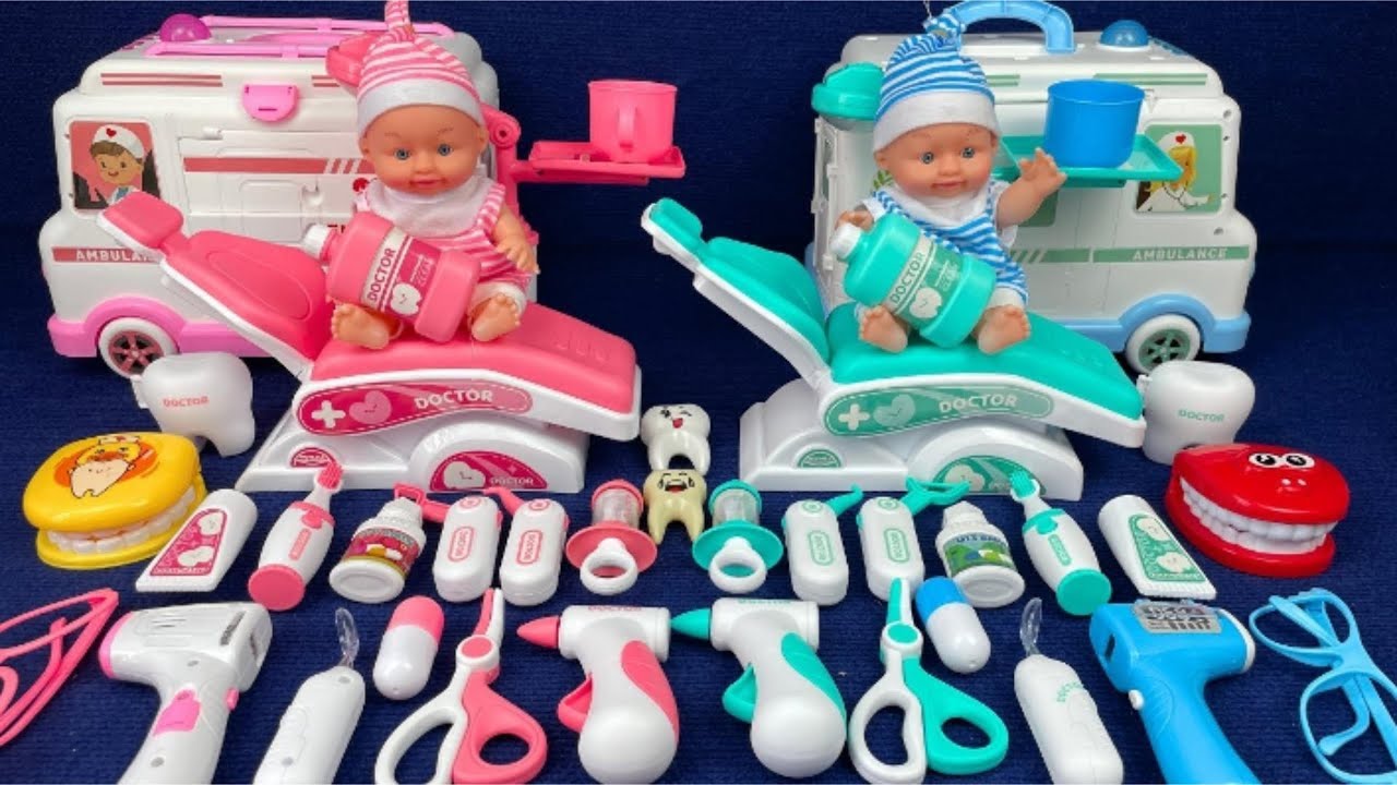 Satisfying 10-Minute Unboxing of Doctor & Dentist Toys | ASMR Playset Fun