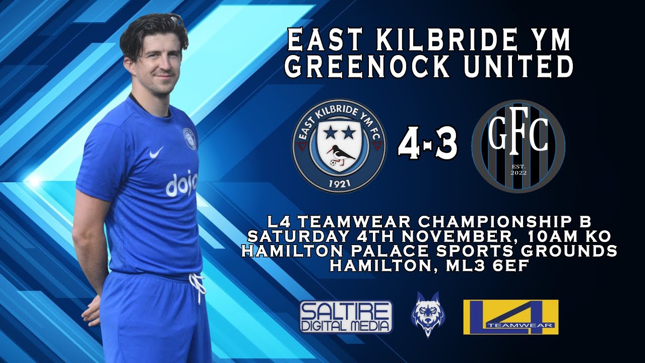 HIGHLIGHTS: East Kilbride YM 4-3 Greenock United - SMAFA Championship B - 04/11/23