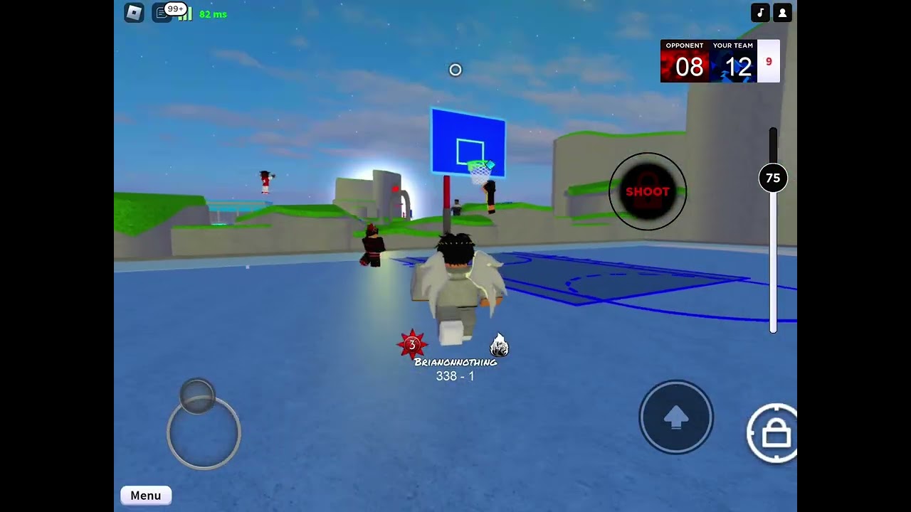 Hitting mamba 1 in hoopz! (Roblox Basketball 🏀)