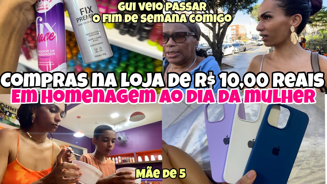 ACHADINHOS DA LOJA DE R$10 OLHA O QUE ACHEI😱| COMPRINHAS DO DIA DA MULHER 🛍️