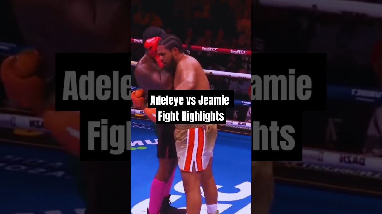 Fight Highlights | David Adeleye vs Jeamie TKV  #fightnight #boxing #adeleye # jeamie