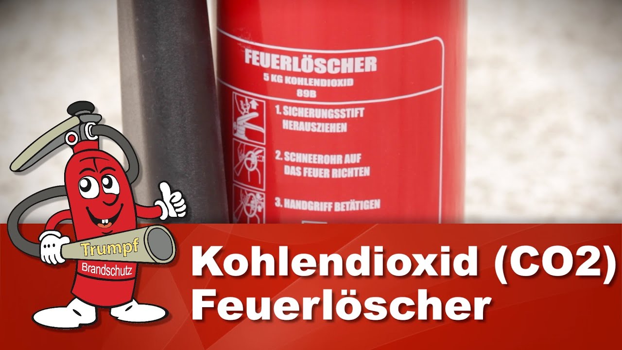 CO2 Löscher, Feuerlöscher, Kohlendioxidfeuerlöscher, Kohlendioxidlöscher - Vorteile & Anleitung