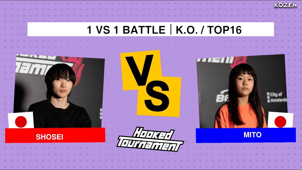 Shosei Iwamoto VS Mito Kano | Top 16 Tricking Battles | Hooked Tournament 2022