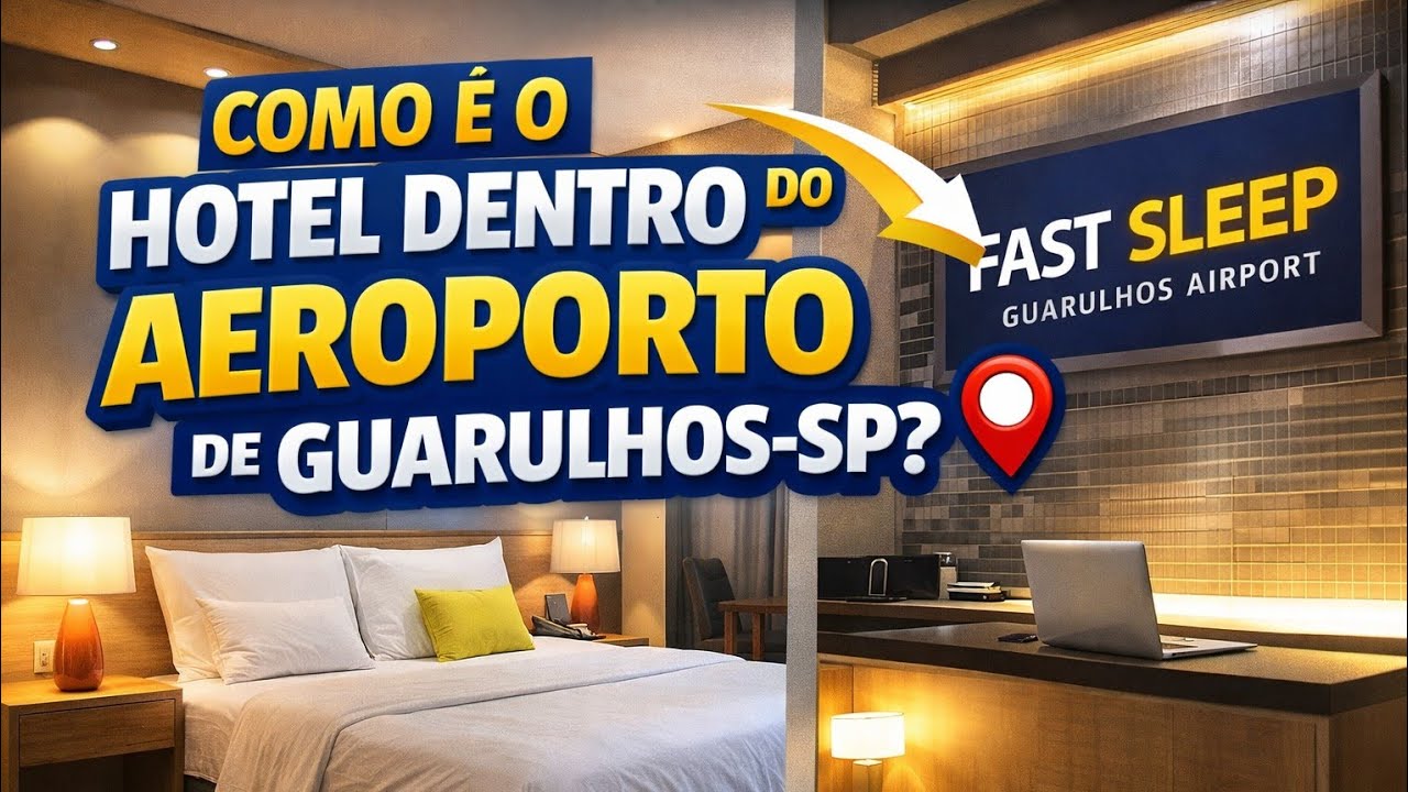 Onde dormir no Aeroporto de Guarulhos: Testei o hotel interno!