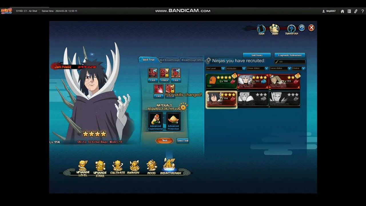 Obito Uchiha[Rage Mode] BT  |  Naruto Online