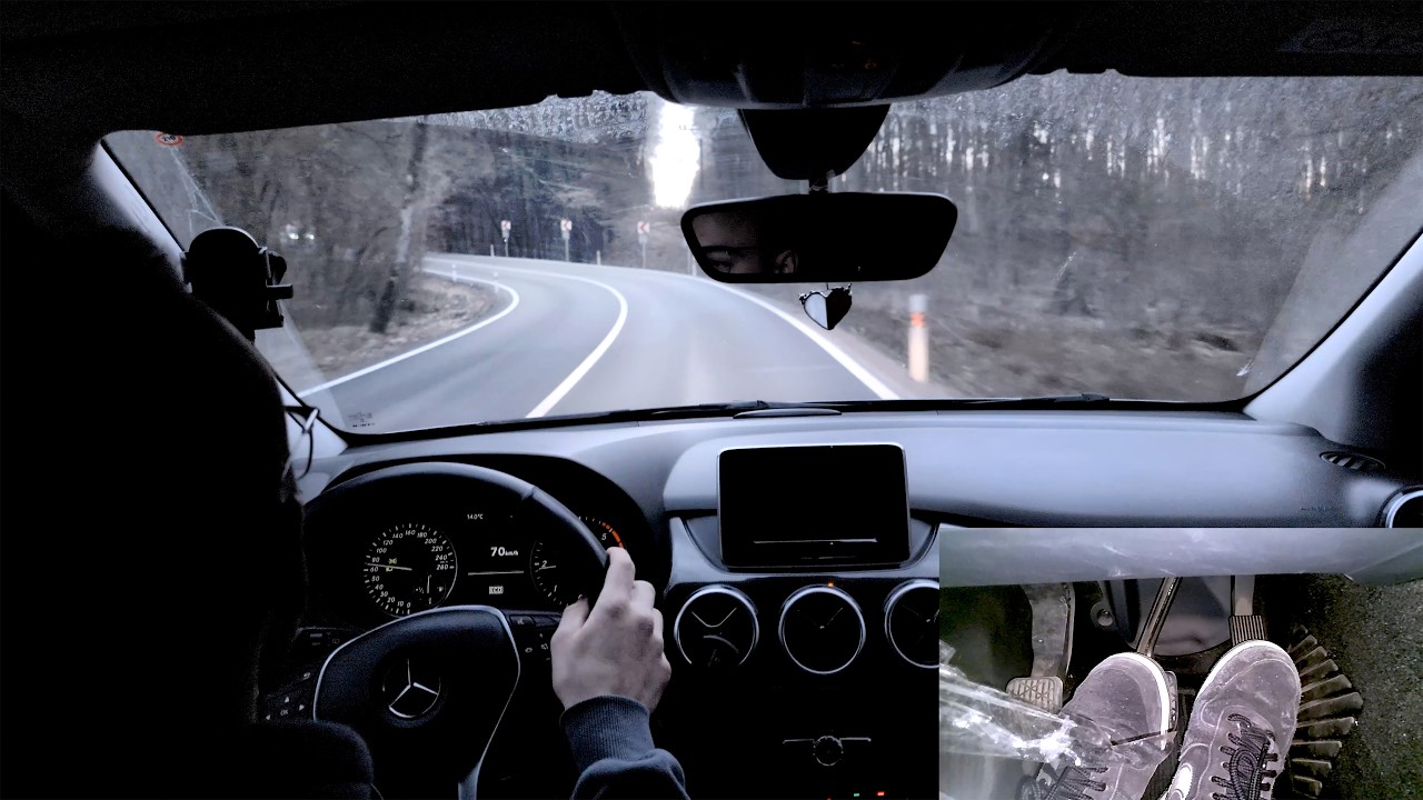 Borrowed Mercedes B-Class POV Drive | DIY Audio & Footcam