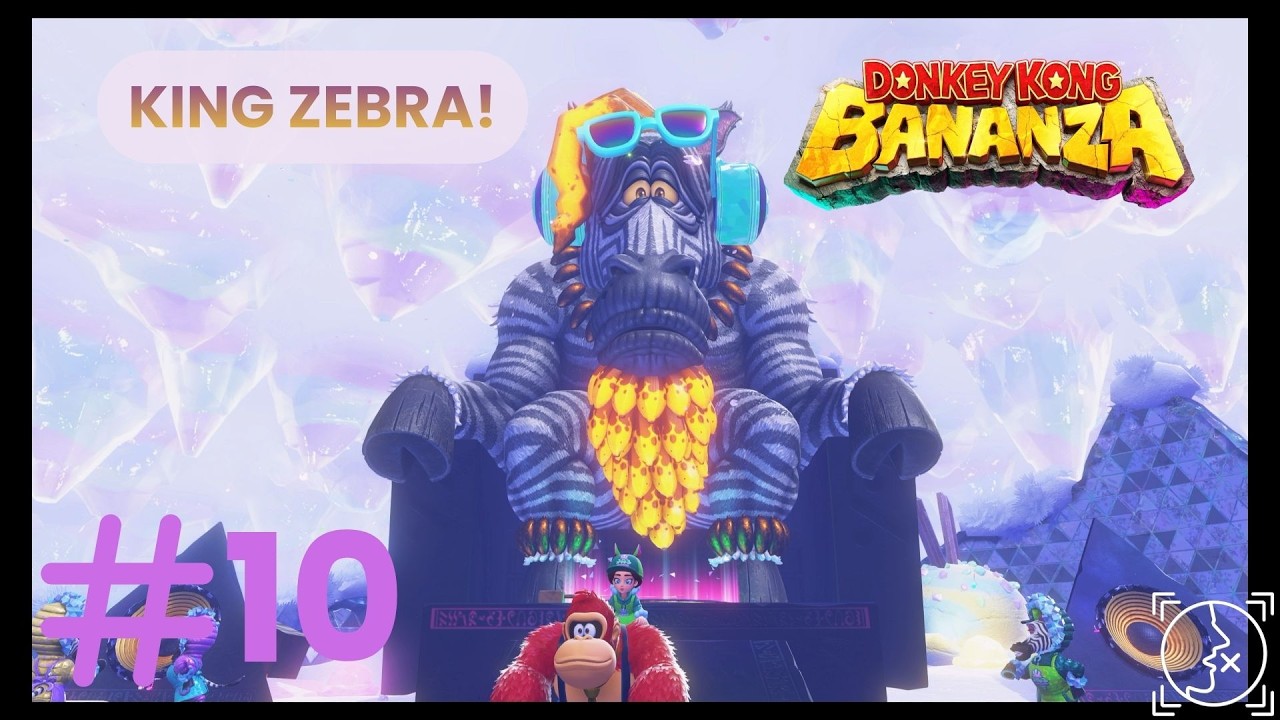 King Zebra! - Donkey Kong Bananza Walkthrough Part 10 (No Commentary)