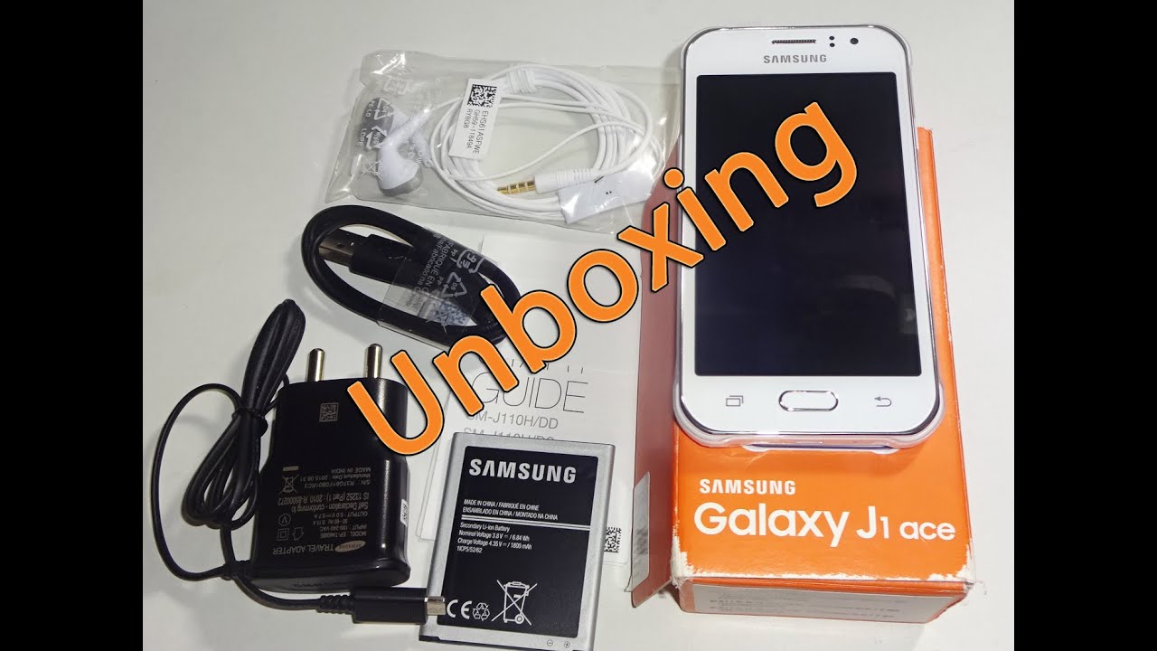Распаковка Samsung Galaxy J1 Ace 4G
