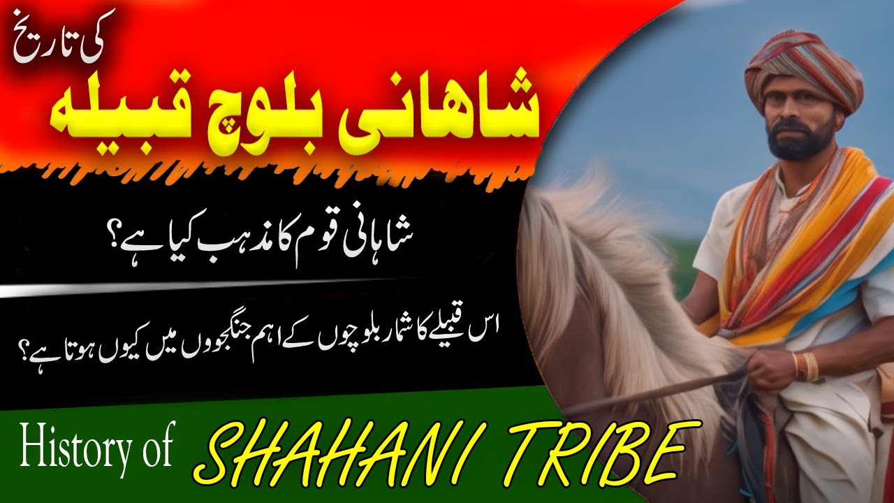 History of Shahani Baloch | شاہانی بلوچ کی تاریخ | Baloch Tribes in Pakistan | History Exposed