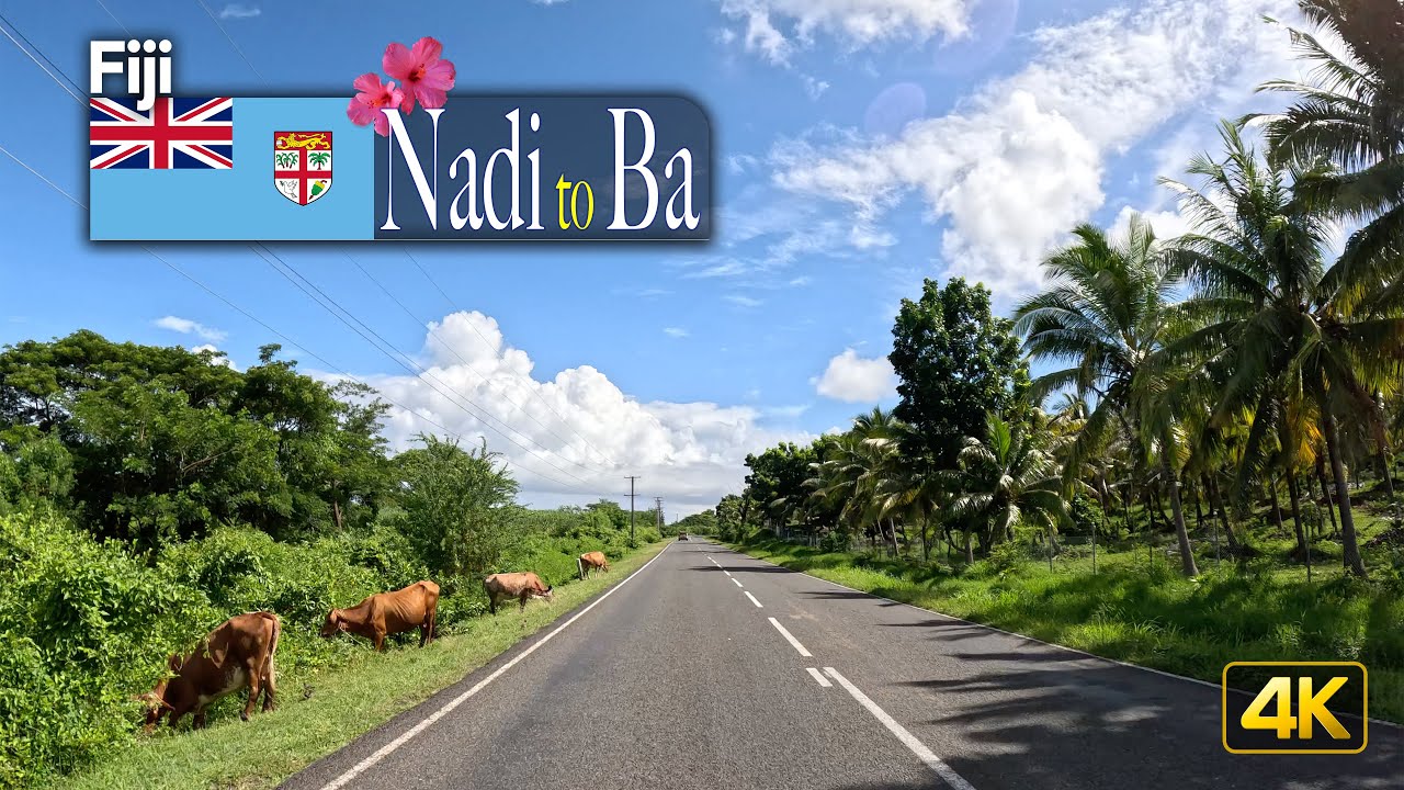 Fiji Road Trip 🇫🇯 Driving from Nadi to Ba on the Island of Viti Levu, Fiji | Part 1/6