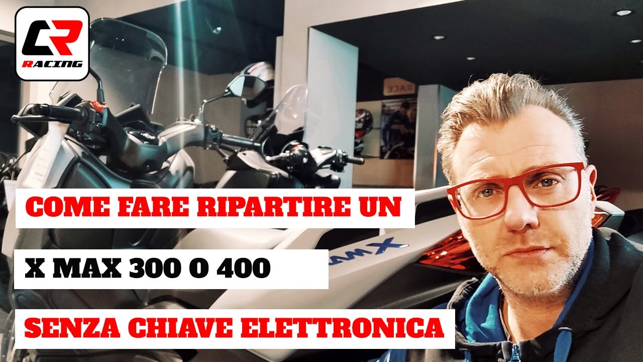 Come fare partire XMAX 300 e 400 senza chiavi