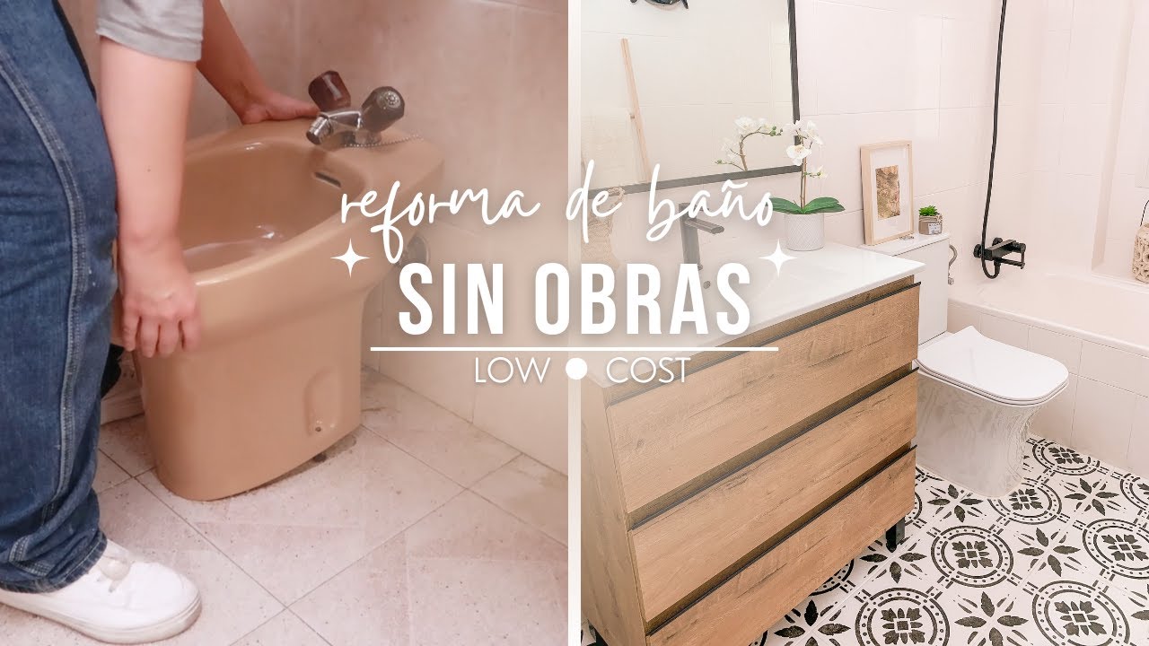REMODELACIÓN DE BAÑO CON POCO DINERO💰😱/ bathroom REMODELING LOW COST / Proceso al completo