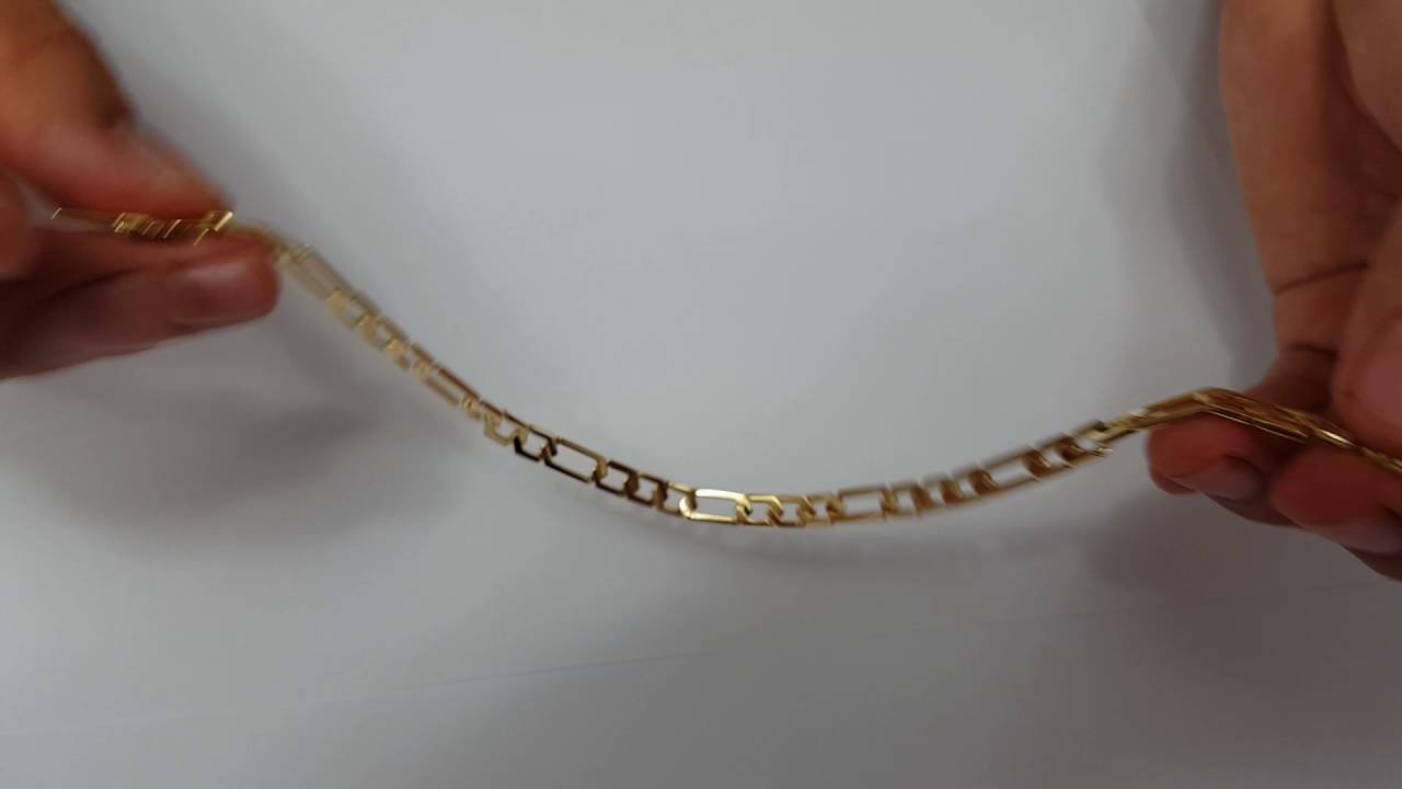 Pulsera hexagonal 18k