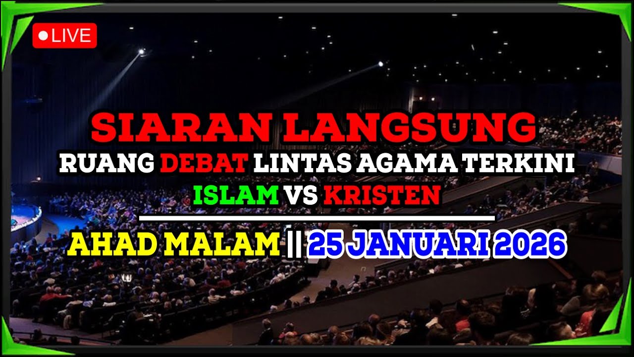 🔴DEBAT LINTAS AGAMA ISLAM VS KRISTEN || AHAD MALAM 25 JANUARI 2026 | FA DAKWAH CLIP