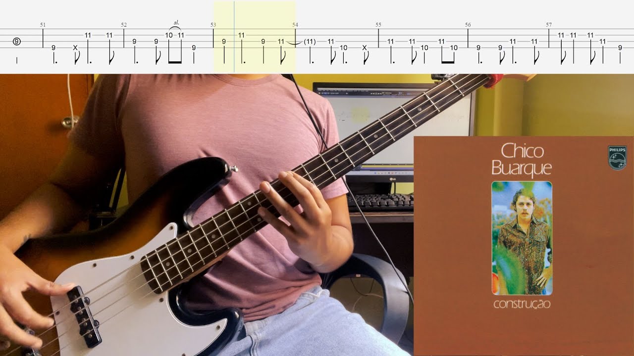 Chico Buarque - Cordão | Baixo & Bass Cover con Tabs | Tablatura de bajo